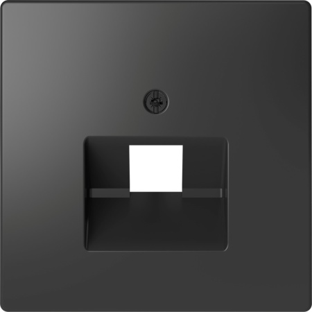 MTN4521-6034 Накладка центральная D-Life для розетки одинарной RJ45 антрацит SD Schneider Electric 