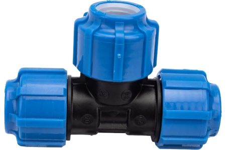 Тройник ПНД компрессионный 20 Политэк 50050020