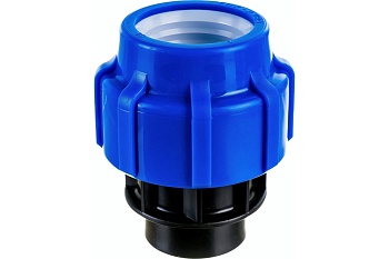 Муфта ПНД компрессионная ВР 63 х 2' Политэк 1000288