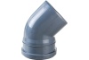 Отвод канализационный 45 град. 110 Политэк 100145