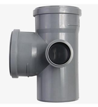 Крестовина двухплоскостная 87.5 град. 110 х 110 х 50 левая Политэк 1201103