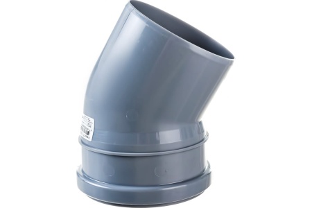 Отвод канализационный 30 град. 110 Политэк 100130