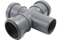 Крестовина одноплоскостная 87.5 град. 50 х 50 х 50 Политэк 135590