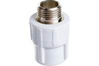 Муфта полипропиленовая PPR комбинированная НР 20х1/2' Политэк 9000002012