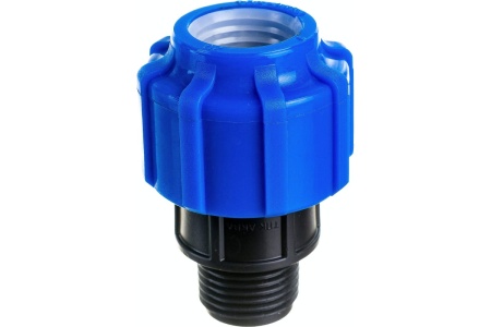 53002512 Муфта ПНД компрессионная НР 25 х 1/2' Политэк 