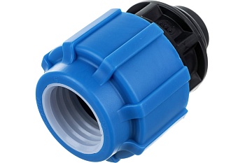 Муфта ПНД компрессионная ВР 32 х 3/4' Политэк 52003234