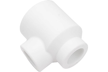 Тройник полипропиленовый PPR переходной 32х20х20мм белый Политэк 9300322020