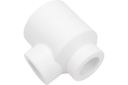 Тройник полипропиленовый PPR переходной 32х20х20мм белый Политэк 9300322020