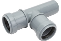 Тройник канализационный 87.5 град. 32 х 32 Политэк 203287