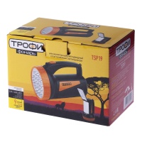 Светодиодный фонарь Трофи TSP19 прожекторный аккумуляторный со встроенным светильником ЭРА C0045552