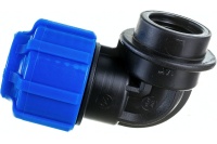 Отвод ПНД компрессионный ВР 25 х 3/4' Политэк 50022534