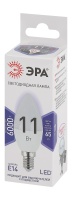 Лампа светодиодная LEDB35-11W-860-E14(диод,свеча,11Вт,хол,E14) ЭРА Б0032984