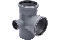 Крестовина двухплоскостная 87.5 град. 110 х 110 х 50 правая Политэк 1201104