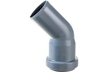 Отвод канализационный 45 град. 40 Политэк 100445