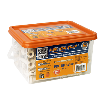 Дюбель-гвоздь с потайной манжетой PDG UK 8х100 (50шт) Европартнер K1 5235 0