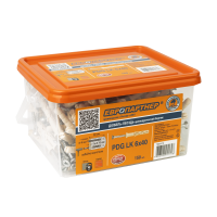 Дюбель-гвоздь с цилиндрической манжетой PDG LK 6х40 (150шт) Европартнер 76091179