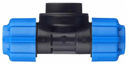 Тройник ПНД компрессионный ВР 25 х 1/2' х 25 Политэк 52251225