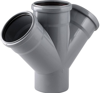 Крестовина одноплоскостная 45 град. 110 х 50 х 50 Политэк 131545