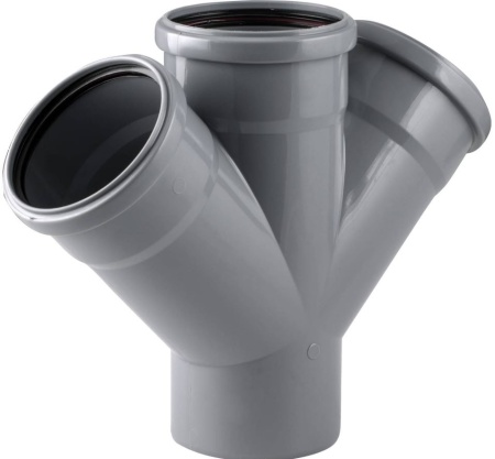 Крестовина одноплоскостная 45 град. 110 х 50 х 50 Политэк 131545