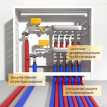 Трубка Энергофлекс SUPER PROTECT S 15/9-2м ROLS ISOMARKET EFXT015092SUPRS