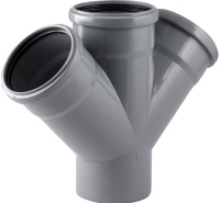 Крестовина одноплоскостная 45 град. 110 х 110 х 110 Политэк 120110