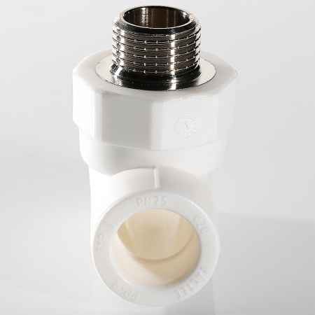 Тройник комбинированный 32 х 1/2' НР полипропиленовый PPR белый VALTEC VTp.733.0.03204 PV7333204