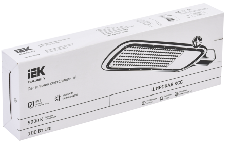 LDKU1-1012-100-5000-K03 Светильник светодиодный консольный ДКУ 1012-100Ш 5000К IP65 серый IEK 