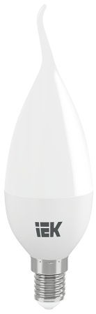 Лампа светодиодная CB35 свеча на ветру 5Вт 230В 4000К E14 IEK LLE-CB35-5-230-40-E14