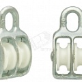 Блоки для тросов с нейлоновым шкивом двойные
