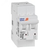 Выключатель автоматический двухполюсный 10А C 4.5кА AC OptiDin BM63-2C10-4.5-УХЛ3 КЭАЗ 326802