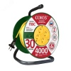 Удлинитель силовой ТМ Союз на катушке 4 гнезда 4000 Вт 30м UNIVersal 481S-3803