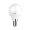 Лампа светодиодная LED 6 Вт 420 лм 3000К AC180-240В E14 шар P45 теплая Elementary GAUSS 53116
