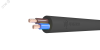 Провод ПВС 2х1.5 черный ТРТС Цветлит КЗ 00-00008344