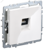 BRITE Розетка компьютерная RJ45 кат.5E РК10-БрБ белый IEK BR-K10-1-K01
