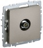 BRITE Розетка TV оконечная РТВ11-0-БрШ шампань IEK BR-A10-O-K37