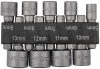 Набор усиленных головок CrV 9 шт (5-13 мм) FIT 57915
