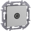 Розетка TV проходная 14 дБ 5 862 мГц INSPIRIA алюминий Legrand/Daccord 673862