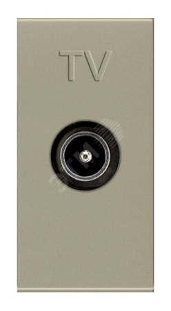N2150.7 CV Механизм ТВ розетки, простой, 1-модульный, серия Zenit, цвет шампань ABB  2CLA215070N1901