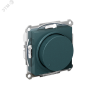 ATLASDESIGN СВЕТОРЕГУЛЯТОР (диммер) повор-нажим, LED, RC, 400Вт, мех., ИЗУМРУД Systeme Electric ATN000823