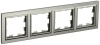 BRITE Рамка 4 поста РУ-4-БрШ шампань IEK BR-M42-K37
