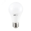 Лампа светодиодная диммируемая LED 12Вт E27 теплый белый матовая груша JazzWay 2855879