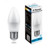 Лампа светодиодная LED 9вт Е27 дневной матовая свеча FERON LB-570 25938