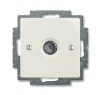 BASIC 55 Розетка телевизионная TV в рамку бежевая ABB 1743-01-92-507 2CKA001724A4280