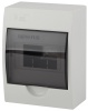 Корпус пластиковый навесной ЭРА SIMPLE ЩРН-П-06   IP41 прозрачная крышка белый Б0041522
