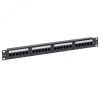 Патч-панель TERACOM PRO 19'' Cat.6 1U неэкранированная UTP 24 порта RJ-45 Dual IDC EKF TRP-PPNL-6UTP-1U24