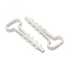 Дюбель-хомут 6х12 полипропилен белый Simple (50шт) EKF plc-cd-6х12w