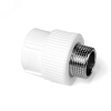 Муфта комбинированная 25 х 1/2' НР полипропиленовая PPR белый PRO AQUA PA23012P