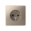 ARTGALLERY розетка с заземлением, 16А, механизм, шампань Systeme Electric GAL000543