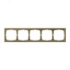 ARTGALLERY рамка 5-постовая, золото Systeme Electric GAL001605