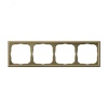 ARTGALLERY рамка 4-постовая, золото Systeme Electric GAL001604